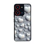 BG AKSESUAR Reeder S19 Max Pro S ZOOM ile Uyumlu Kalp Desenli, Mat Siyah, Yumuşak Silikon, Şok Emici Kapak Kılıf