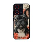 BG AKSESUAR Reeder S19 Max Pro S ZOOM ile Uyumlu Kılıf, Mat Siyah, Yumuşak Silikon, Köpek Baskılı, Şok Emici