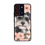 BG AKSESUAR Reeder S19 Max Pro S ZOOM ile Uyumlu Köpek Baskılı Mat Siyah Silikon Kılıf, Şok Emici Koruyucu Kapak