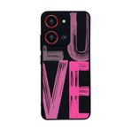 BG AKSESUAR Reeder S19 Max Pro S ZOOM ile Uyumlu Love Tasarımlı Glossy Premium Kılıf, Pembe-Siyah