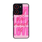 BG AKSESUAR Reeder S19 Max Pro S ZOOM ile Uyumlu Love Tasarımlı Glossy Premium Kılıf, Pembe