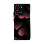 BG AKSESUAR Reeder S19 Max Pro S ZOOM ile Uyumlu Mat Siyah Kılıf, Kalp Tasarımı, Yumuşak Silikon, Şok Emici