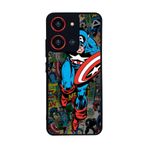 BG AKSESUAR Reeder S19 Max Pro S ZOOM ile Uyumlu Mat Siyah Kılıf, Yumuşak Silikon, Koruyucu, Şok Emici, Avengers Baskılı