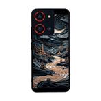 BG AKSESUAR Reeder S19 Max Pro S ZOOM ile Uyumlu Mat Siyah Kılıf, Yumuşak Silikon, Koruyucu, Şok Emici, Manzara Tasarım