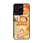 BG AKSESUAR Reeder S19 Max Pro S ZOOM ile Uyumlu Poster Tasarımlı Glossy Premium Kılıf, Turuncu