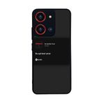 BG AKSESUAR Reeder S19 Max Pro S ZOOM ile Uyumlu, Şarkı Sözleri Tasarımlı, Glossy Premium Kılıf, Siyah