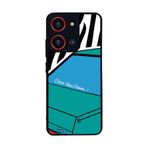 BG AKSESUAR Reeder S19 Max Pro S ZOOM ile Uyumlu Tofaş Tasarımlı Glossy Premium Kılıf, Siyah-Turkuaz