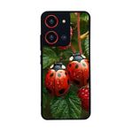 BG AKSESUAR Reeder S19 Max Pro S ZOOM ile Uyumlu Uğurböceği Baskılı, Mat Siyah, Yumuşak Silikon, Şok Emici Koruyucu Kılıf