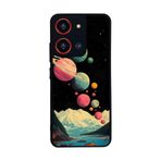 BG AKSESUAR Reeder S19 Max Pro S ZOOM ile Uyumlu Uzay Tasarımlı Glossy Premium Kılıf, Siyah