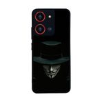 BG AKSESUAR Reeder S19 Max Pro S ZOOM ile Uyumlu Vendetta Tasarımlı Glossy Premium Kılıf, Siyah