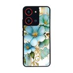 BG AKSESUAR Reeder S19 Max Pro S ZOOM ile Uyumlu Yaldızlı Çiçek Tasarımlı Glossy Premium Kılıf