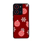 BG AKSESUAR Reeder S19 Max Pro S ZOOM ile Uyumlu Yılbaşı Christmas Tasarımlı Glossy Premium Kılıf, Kırmızı