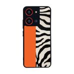 BG AKSESUAR Reeder S19 Max Pro S ZOOM ile Uyumlu Zebra Desen Siyah Silikon Kılıf, Şok Emici Koruyucu Kapak