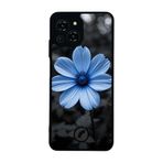 BG AKSESUAR Reeder S23 Pro Max ile Uyumlu Çiçek Tasarımlı Glossy Premium Kılıf, Siyah