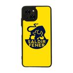 BG AKSESUAR Reeder S23 Pro Max ile Uyumlu Fenerbahçe Baskılı Kılıf, Sarı-Lacivert, Mat Siyah, Silikon, Şok Emici