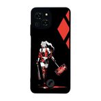 BG AKSESUAR Reeder S23 Pro Max ile Uyumlu Harley Queen Tasarımlı Glossy Premium Kılıf, Siyah