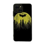 BG AKSESUAR Reeder S23 Pro Max ile Uyumlu Kılıf, Batman Baskılı, Mat Siyah, Yumuşak Silikon, Koruyucu, Şok Emici