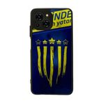 BG AKSESUAR Reeder S23 Pro Max ile Uyumlu Kılıf, Mat Siyah, Yumuşak Silikon, Koruyucu, Şok Emici, Fenerbahçe Tasarım