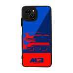 BG AKSESUAR Reeder S23 Pro Max ile Uyumlu Kılıf, Yumuşak Silikon, Koruyucu, Şok Emici, Siyah, Boho Desen