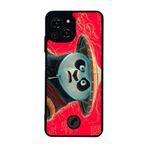 BG AKSESUAR Reeder S23 Pro Max ile Uyumlu Kung Fu Panda Tasarımlı Glossy Premium Kılıf, Kırmızı