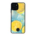 BG AKSESUAR Reeder S23 Pro Max ile Uyumlu Limon Tasarımlı Glossy Premium Kılıf