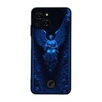 BG AKSESUAR Reeder S23 Pro Max ile Uyumlu Melek Tasarımlı Glossy Premium Kılıf, Mavi