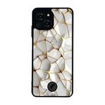 BG AKSESUAR Reeder S23 Pro Max ile Uyumlu Mermer Marble Tasarımlı Glossy Premium Kılıf