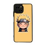 BG AKSESUAR Reeder S23 Pro Max ile Uyumlu Naruto Baskılı Kılıf, Yumuşak Silikon, Koruyucu, Şok Emici, Sarı