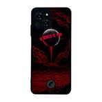 BG AKSESUAR Reeder S23 Pro Max ile Uyumlu Scarface Tasarımlı Glossy Premium Kılıf, Siyah-Kırmızı