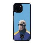 BG AKSESUAR Reeder S23 Pro Max ile Uyumlu Thanos Tasarımlı Glossy Premium Kılıf, Mavi-Mor