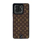 BG AKSESUAR Reeder S71 Uyumlu Kılıf, LouisVuitton Desenli, Mat Siyah, Yumuşak Silikon, Koruyucu, Şok Emici