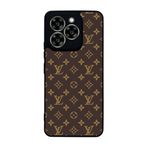 BG AKSESUAR Reeder S919 ile Uyumlu Louis Vuitton Desenli Silikon Kılıf, Siyah, Çiziklere ve Darbelere Karşı Koruma