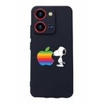 BG AKSESUAR S19 Max Pro S Zoom Baskılı Kamera Korumalı Silikon Kılıf, Siyah