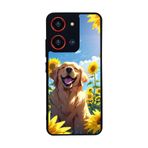 BG AKSESUAR S19 Max Pro S ZOOM ile Uyumlu Golden Köpek Tasarımlı Glossy Premium Kılıf
