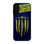 BG AKSESUAR Samsung Galaxy A17 ile Uyumlu Fenerbahçe Tasarımlı Siyah Kılıf, Silikon, Şok Emici