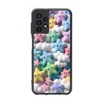 BG AKSESUAR Samsung Galaxy A23 ile Uyumlu Oyuncak Temalı, Mat Siyah, Yumuşak Silikon, Şok Emici Kapak Kılıf