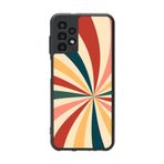 BG AKSESUAR Samsung Galaxy A23 ile Uyumlu Vintage Tasarım Mat Siyah Silikon Kılıf, Şok Emici Koruyucu Kapak