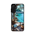 BG AKSESUAR Samsung Galaxy A26 Uyumlu Doğa Manzara Temalı Mat Siyah Silikon Kılıf, Yumuşak, Koruyucu, Şok Emici
