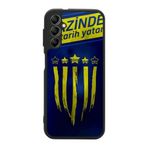 BG AKSESUAR Samsung Galaxy A34 ile Uyumlu Fenerbahçe Tasarımlı Siyah Kılıf, Yumuşak Silikon, Koruyucu, Şok Emici