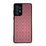 BG AKSESUAR Samsung Galaxy A73 ile Uyumlu Kılıf, Louis Vuitton Deseni, Mat Siyah, Yumuşak Silikon, Koruyucu, Şok Emici