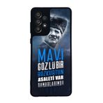 BG AKSESUAR Samsung Galaxy A73 ile Uyumlu Kılıf, Mustafa Kemal Atatürk Baskılı, Mat Siyah, Yumuşak Silikon, Koruyucu, Şok Emici