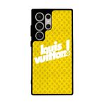 BG AKSESUAR Samsung Galaxy S24 Ultra Uyumlu Kılıf, LouisVuitton Deseni, Mat Siyah, Yumuşak Silikon, Koruyucu, Şok Emici