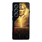 BG AKSESUAR Tecno Camon 40 ile Uyumlu Mustafa Kemal Atatürk Tasarımlı Glossy Premium Kılıf, Siyah