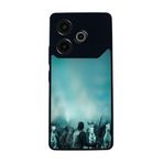 BG AKSESUAR Tecno Pova 6 ile Uyumlu Game of Thrones Tasarımlı Glossy Premium Kılıf, Turkuaz-Siyah