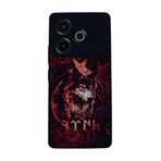 BG AKSESUAR Tecno Pova 6 Uyumlu Türk Tasarımlı Glossy Premium Kılıf, Siyah, Silikon