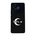 BG AKSESUAR Tecno Pova 6 Uyumlu Türk Tasarımlı Glossy Premium Kılıf, Siyah