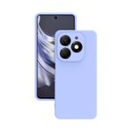 BG AKSESUAR Tecno Spark 20 Pro ile Uyumlu Kılıf, Kamera Korumalı, Silikon Rubber, Lila