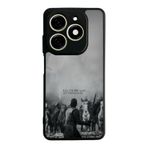 BG AKSESUAR Tecno Spark 20/20C ile Uyumlu Game of Thrones Tasarımlı Glossy Premium Kılıf, Siyah