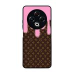 BG AKSESUAR Tecno Spark 30 ile Uyumlu Kılıf, LouisVuitton Deseni, Siyah, Yumuşak Silikon, Şok Emici