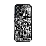 BG AKSESUAR Tecno Spark 40 Pro ile Uyumlu Mustafa Kemal Atatürk Tasarımlı Glossy Premium Kılıf, Siyah